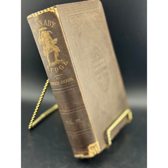 Charles Dickens "Barnaby Ridge - Volume II" - The Peterson's Duodecimo Edition - Picture 1 of 9